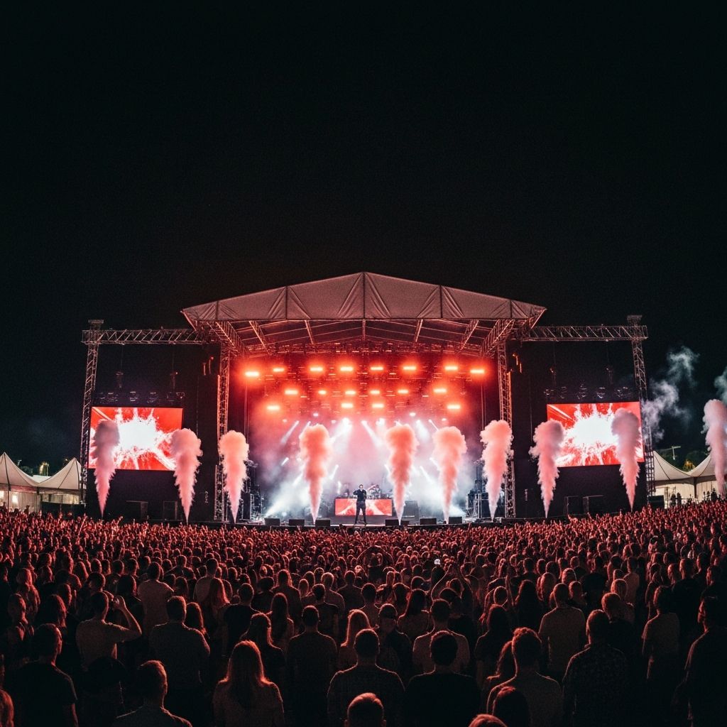 Concert crowd